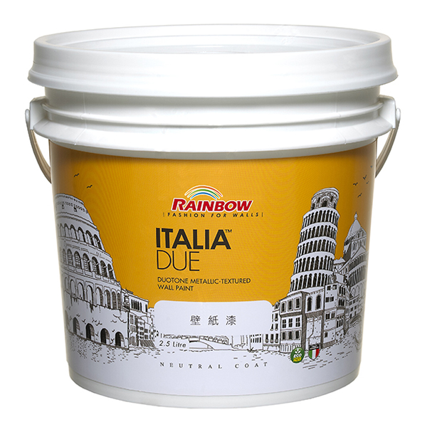 Italia 壁紙漆due 產品 彩虹屋